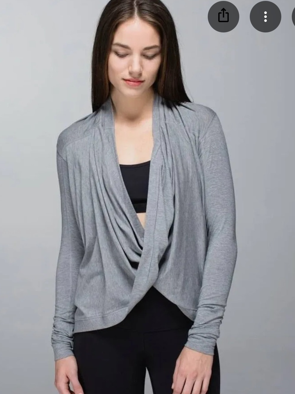 lululemon athletica Grey Heather Iconic Wrap